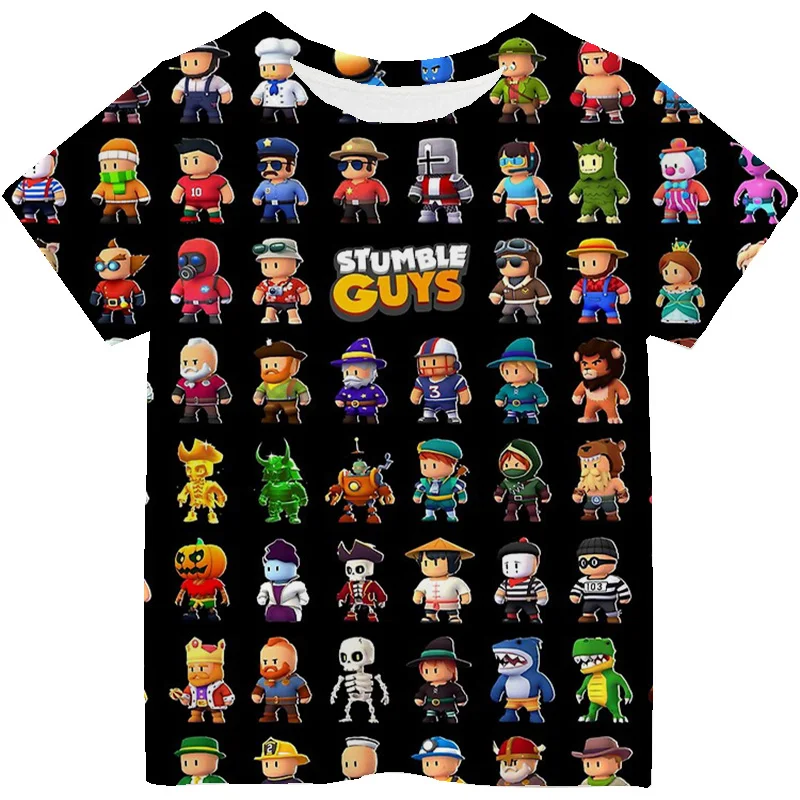 3D Stumble Guys T Shirt Boys Girls Cartoon T-shirt Summer Short Sleeve Tops Kids Clothes Camiseta Children Anime O-neck T-Shirts
3D Stumble Guys T Shirt Boys Girls Cartoon T-shirt Summer Short Sleeve Tops Kids Clothes Camiseta Children Anime O-neck T-Shirts
