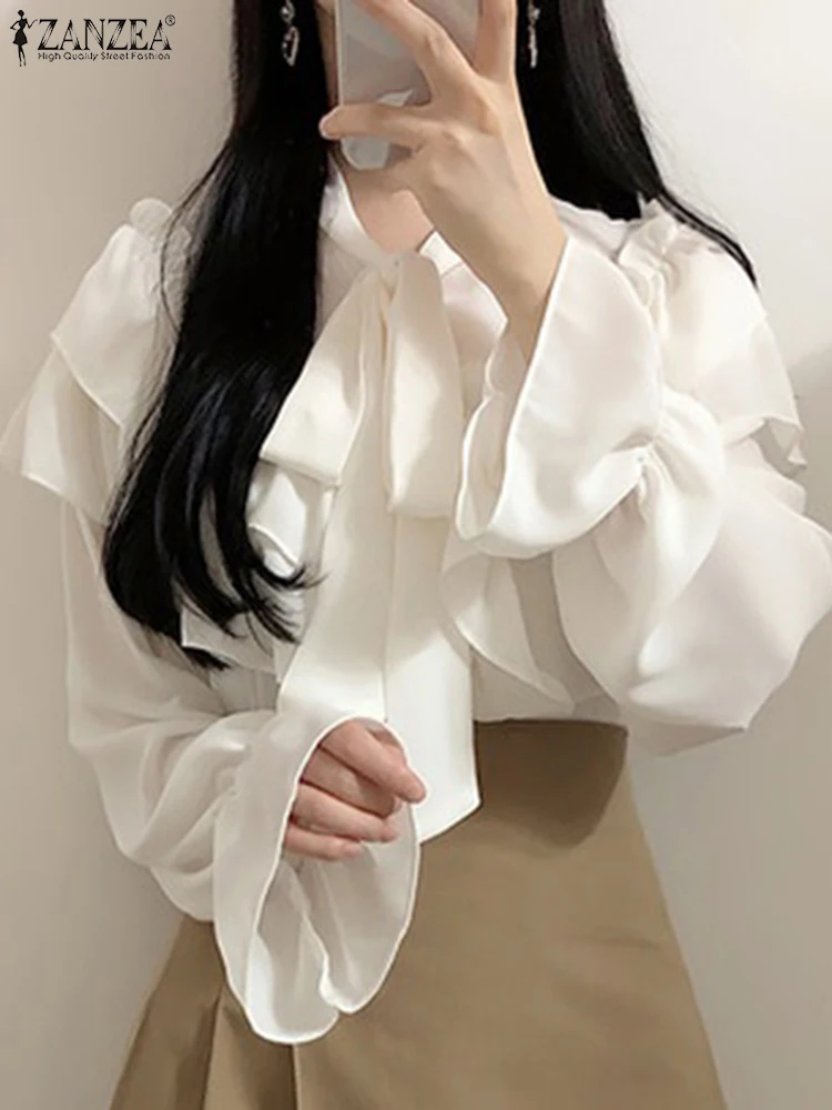 Solid Color Side Pockets Holiday Ruffle Blusas Bohemian Office Casual Tunic Tops ZANZEA Women Spring Long Sleeve V-Neck Blouse
Solid Color Side Pockets Holiday Ruffle Blusas Bohemian Office Casual Tunic Tops ZANZEA Women Spring Long Sleeve V-Neck Blouse