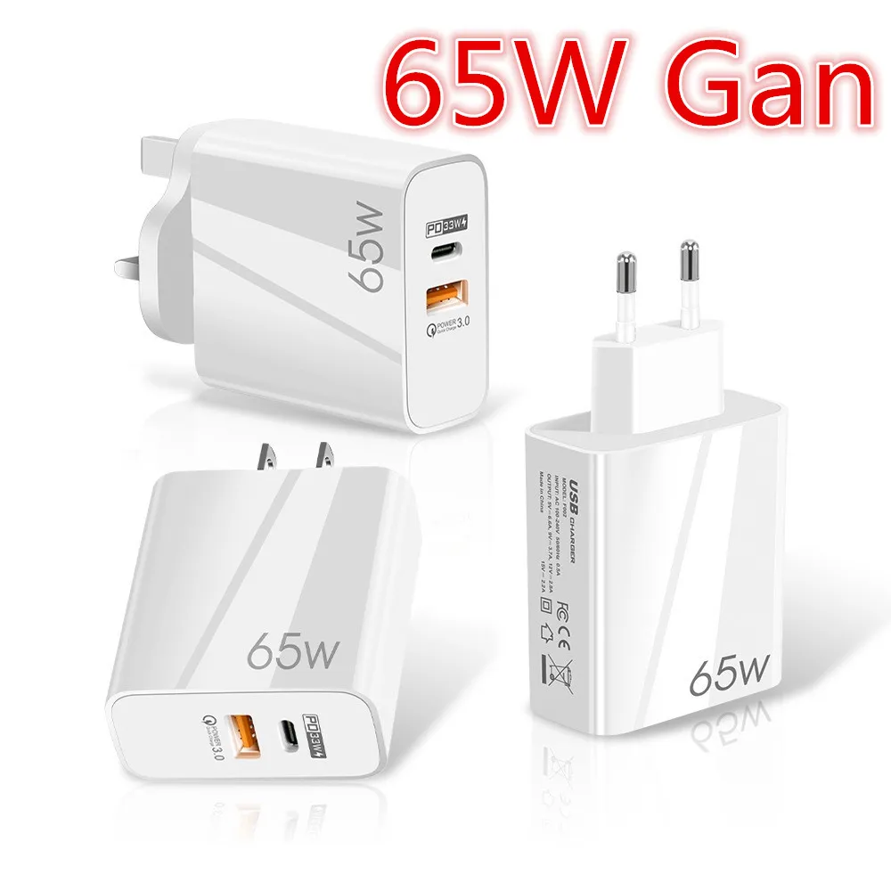 65W Gan QC 3.0 USB PD Fast Charger Type C Cable Charging USB-C For iPhone 12 13 11 SE X XR XS Max 8 7 6 6S Plus
65W Gan QC 3.0 USB PD Fast Charger Type C Cable Charging USB-C For iPhone 12 13 11 SE X XR XS Max 8 7 6 6S Plus