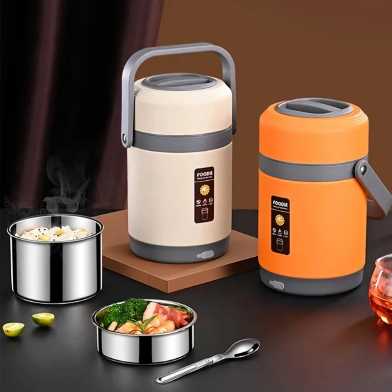 1.6L/2L Electric Heating Lunch Box Stainless Steel Food Warmer Container with Insulation Bag USB Thermal Boxes for Office School
1.6L/2L Electric Heating Lunch Box Stainless Steel Food Warmer Container with Insulation Bag USB Thermal Boxes for Office School
