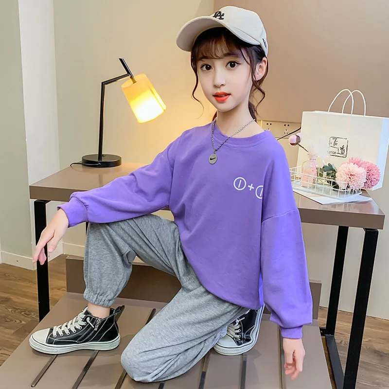 Girls Suit Sweatshirts +Pants 2Pcs/Sets 2022 Beauty Spring Autumn Toddler Kids Teenagers Cotton Gift School Sport Suits Children
Girls Suit Sweatshirts +Pants 2Pcs/Sets 2022 Beauty Spring Autumn Toddler Kids Teenagers Cotton Gift School Sport Suits Children