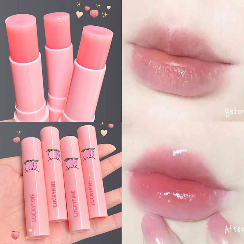 Natural Peach Temperature Changed Lip Balm Lasting Moisturizing Nourish Repair Lip Lines Anti-drying Hydration Lip Care Repair
Natural Peach Temperature Changed Lip Balm Lasting Moisturizing Nourish Repair Lip Lines Anti-drying Hydration Lip Care Repair