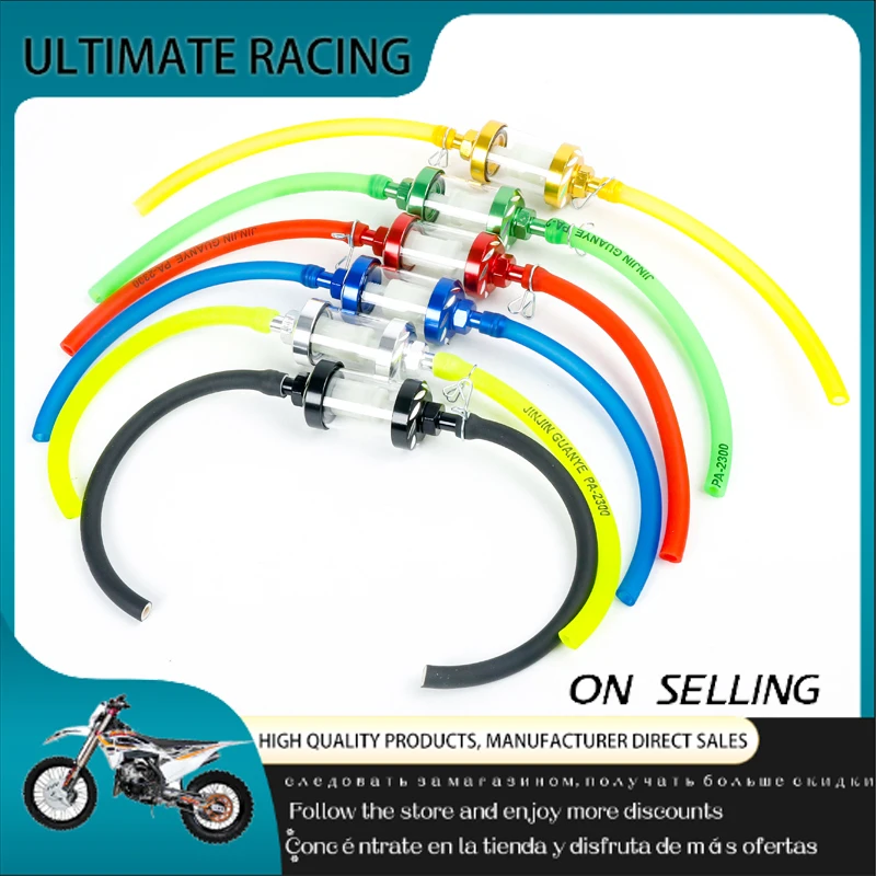 Aluminum Alloy Glass Motorcycle Gasoline Filter, Gas Pipe And Clip Parts ATV Mud Pit Bicycle Motorcycle Cross-country Race
Aluminum Alloy Glass Motorcycle Gasoline Filter, Gas Pipe And Clip Parts ATV Mud Pit Bicycle Motorcycle Cross-country Race