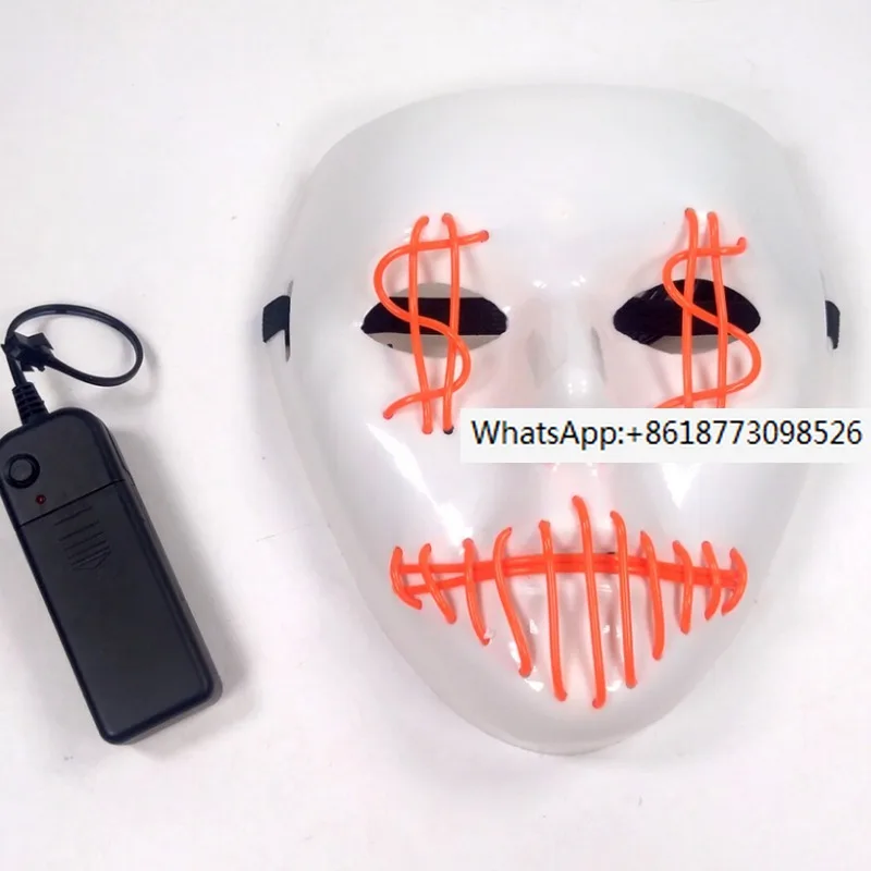 Оригинальная яркая светящаяся маска на Хэллоуин, страшный ghostface, реквизит для создания атмосферы, символы долларов, крутая маска bungee
Оригинальная яркая светящаяся маска на Хэллоуин, страшный ghostface, реквизит для создания атмосферы, символы долларов, крутая маска bungee