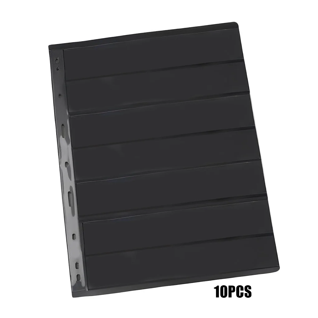 10 Pieces Stamp Collective Album Loose-leaf Inner Pages Portable Paper Money Currency Photos Holder with Binding Hole
10 Pieces Stamp Collective Album Loose-leaf Inner Pages Portable Paper Money Currency Photos Holder with Binding Hole