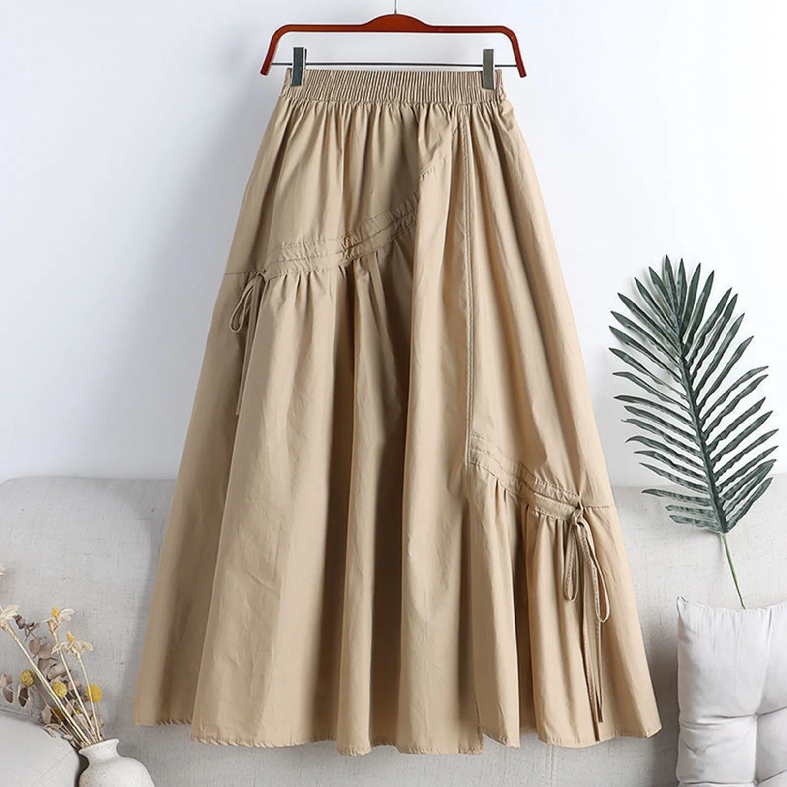 2023 Autumn New High Waist Thin Medium Long Irregular Drawstring Bow Large Swing Skirt Women's Umbrella Skirt Solid Summer Skirt
2023 Autumn New High Waist Thin Medium Long Irregular Drawstring Bow Large Swing Skirt Women's Umbrella Skirt Solid Summer Skirt