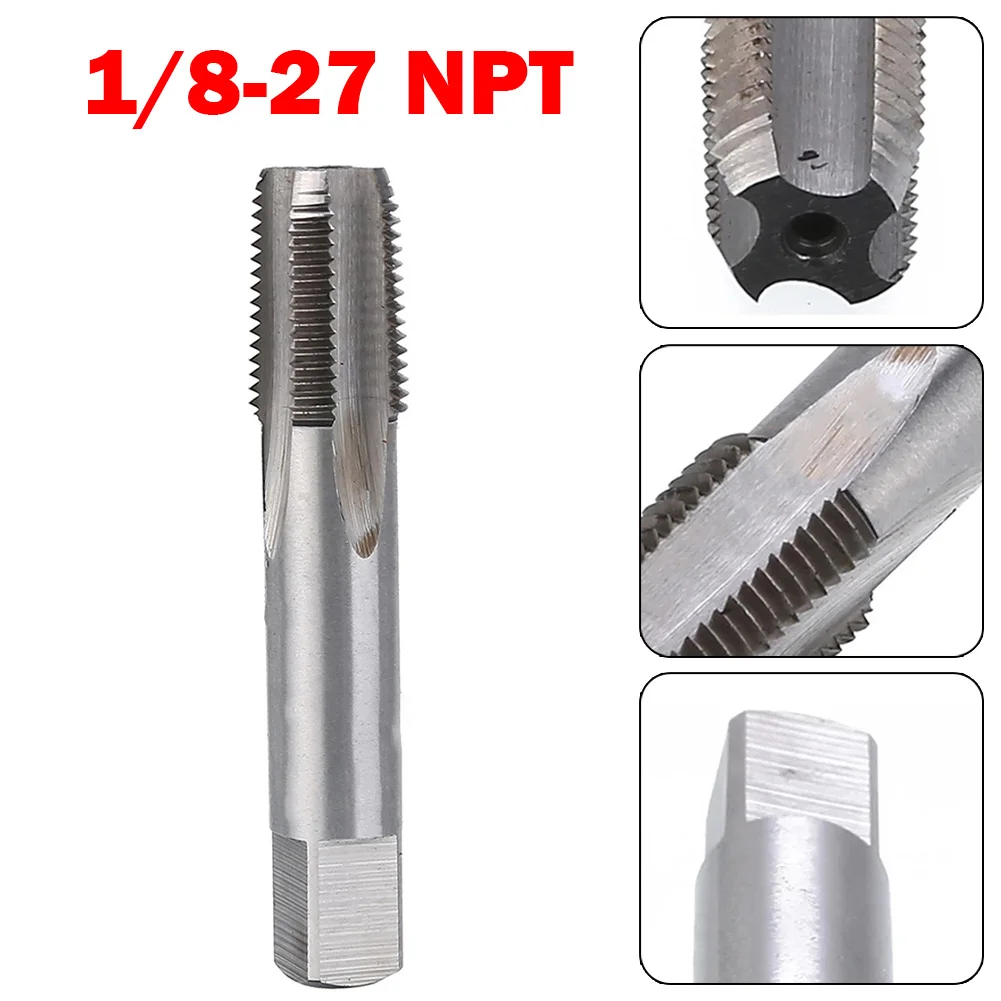 1/8- 27 NPT Hss машинный винт с метрической резьбой, высокоскоростной стальной Резьбовой кран, инструмент для ремонта, коническая труба, резьбово...
1/8- 27 NPT Hss машинный винт с метрической резьбой, высокоскоростной стальной Резьбовой кран, инструмент для ремонта, коническая труба, резьбово...