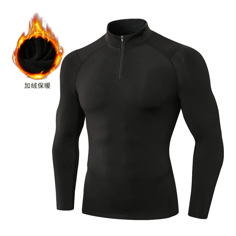Men Sportswear Shirts Tops Half Zipper Long Sleeve Fleece Running Gym Fitness Training Jogging Workout High Elastic Sweatshirt
Men Sportswear Shirts Tops Half Zipper Long Sleeve Fleece Running Gym Fitness Training Jogging Workout High Elastic Sweatshirt