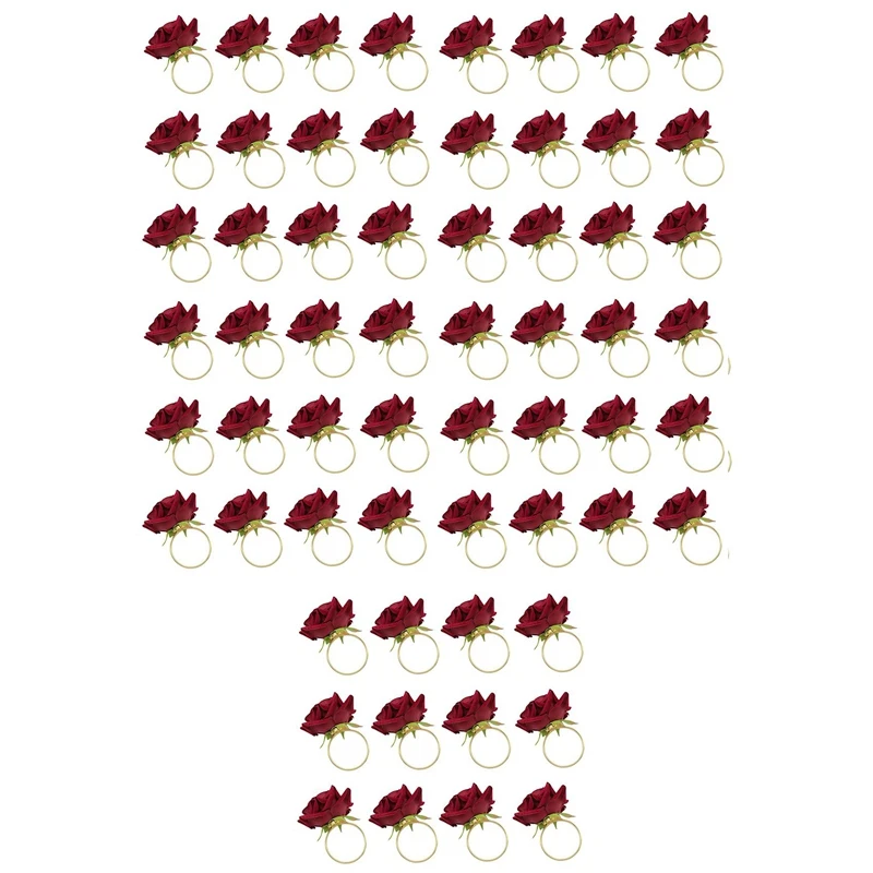 New 60 PCS Red Rose Shape Towel Buckle Napkin Ring Wedding Party Valentine's Day Hotel Table Decor Metal Gold Napkin Holder
New 60 PCS Red Rose Shape Towel Buckle Napkin Ring Wedding Party Valentine's Day Hotel Table Decor Metal Gold Napkin Holder