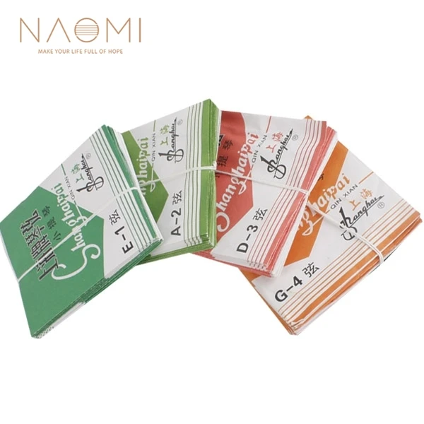 NAOMI Violin Strings E A D G Strings Set For 1/2 1/4 Acoustic Fiddle Strong Durable Steel Core Head Bowed
NAOMI Violin Strings E A D G Strings Set For 1/2 1/4 Acoustic Fiddle Strong Durable Steel Core Head Bowed