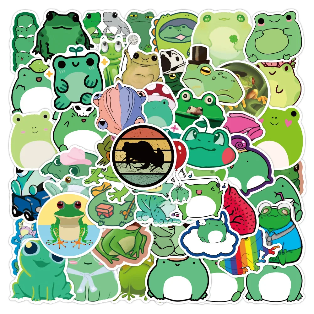 10/50PCS Cute Frog Sticker Gift Kids Toy Cartoon Animal Frog Decal Stickers To DIY Stationery Helmet Laptop Bike Suitcase Guitar
10/50PCS Cute Frog Sticker Gift Kids Toy Cartoon Animal Frog Decal Stickers To DIY Stationery Helmet Laptop Bike Suitcase Guitar