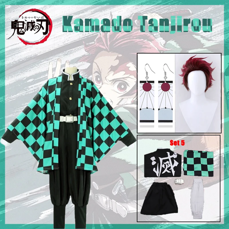 Anime Demon Slayer Kamado Tanjirou Cosplay Costume Kimetsu No Yaiba Kimono Cloak Halloween Party Anime Clothes Uniform Set
Anime Demon Slayer Kamado Tanjirou Cosplay Costume Kimetsu No Yaiba Kimono Cloak Halloween Party Anime Clothes Uniform Set