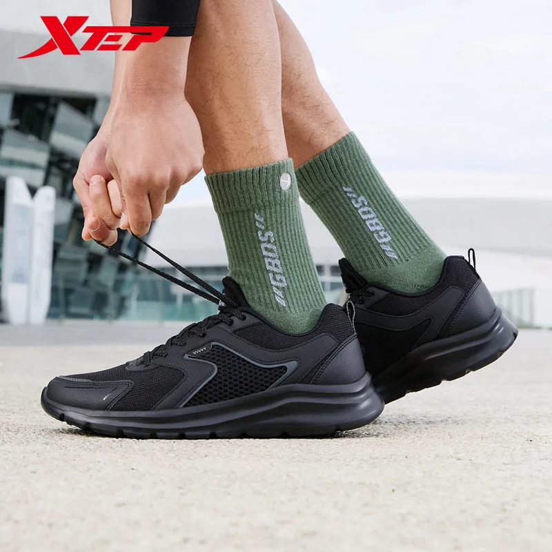 

Мужские кроссовки для бега Xtep, спортивная обувь, мужская легкая амортизирующая повседневная обувь, Студенческая обувь 879119110110