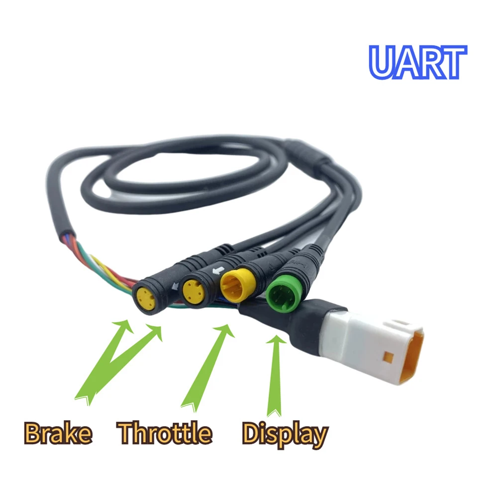 E Bike Motor Cable with 1T4 Connector Compatible with For Bafang M400 G330 G510 M620 Can/Uart and 130x Throttle
E Bike Motor Cable with 1T4 Connector Compatible with For Bafang M400 G330 G510 M620 Can/Uart and 130x Throttle