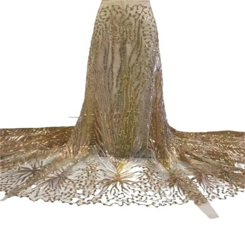 Sequin African French Net Lace Fabric 2023 Gold High Quality Tulle Mesh Lace Bridal Nigerian Wedding Dress Lace For Woman Party
Sequin African French Net Lace Fabric 2023 Gold High Quality Tulle Mesh Lace Bridal Nigerian Wedding Dress Lace For Woman Party