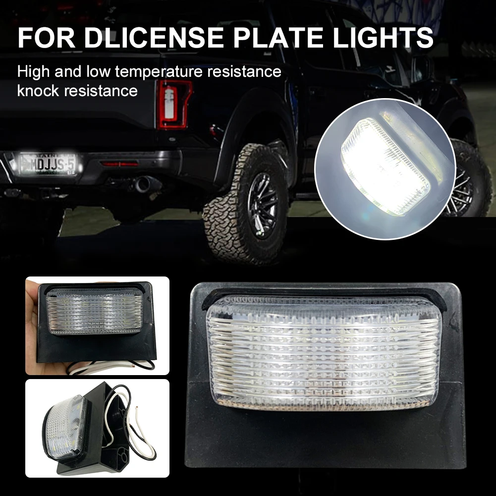 1/2Pcs 6LED Car License Plate Light Waterproof White Signal Side Marker Tail Light Lamp for Boat Truck Trailer SUV Van Caravan
1/2Pcs 6LED Car License Plate Light Waterproof White Signal Side Marker Tail Light Lamp for Boat Truck Trailer SUV Van Caravan