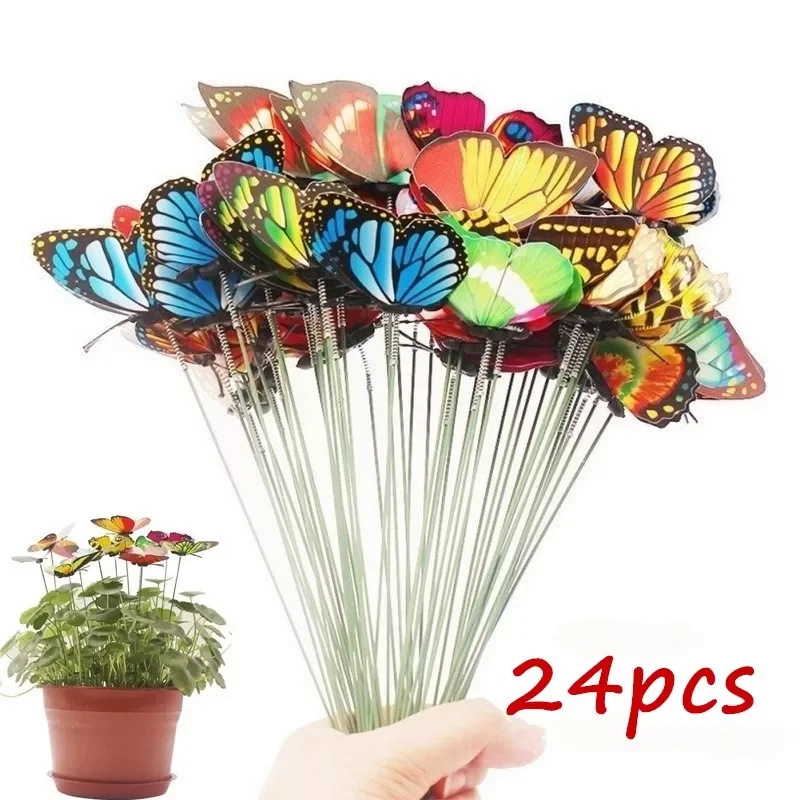 Bunch of Butterflies Garden Yard Planter Colorful Whimsical Butterfly Stakes Decoracion Outdoor Decor Flower Pots Decoration
Bunch of Butterflies Garden Yard Planter Colorful Whimsical Butterfly Stakes Decoracion Outdoor Decor Flower Pots Decoration
