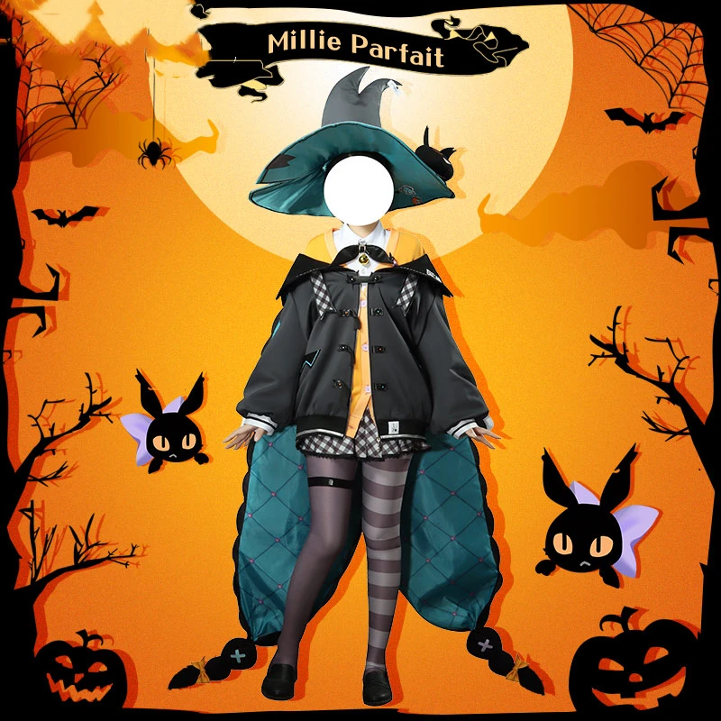 Anime Game Vtuber Hololive En Ethyria Millie Parfait Witch Dress Party Uniform Cosplay Costume Halloween Women FresShipping 2022
Anime Game Vtuber Hololive En Ethyria Millie Parfait Witch Dress Party Uniform Cosplay Costume Halloween Women FresShipping 2022