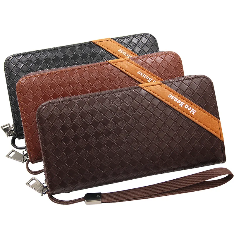NEW Hight Quality Business Men's Leather Wallet with Zipper Coin Pocket Phone Case for Man Card Holder Purse Male Clutch Bag
NEW Hight Quality Business Men's Leather Wallet with Zipper Coin Pocket Phone Case for Man Card Holder Purse Male Clutch Bag