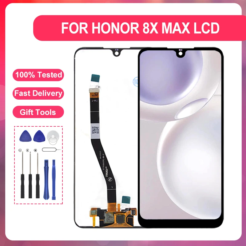1Pcs 7.12 Inch Enjoy Max Display For Huawei Honor 8X Max Lcd Touch Digitizer Assembly ARE-AL00 L22HN AL10 Screen With Tools
1Pcs 7.12 Inch Enjoy Max Display For Huawei Honor 8X Max Lcd Touch Digitizer Assembly ARE-AL00 L22HN AL10 Screen With Tools