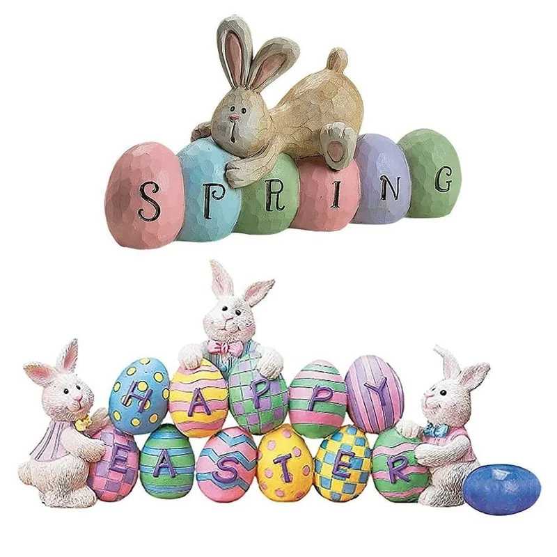 Easter Spring Bunny Decoration Tabletop Easter Decorations Craft Easter Bunny Figures Farmhouse Home Decoration Door Pendant
Easter Spring Bunny Decoration Tabletop Easter Decorations Craft Easter Bunny Figures Farmhouse Home Decoration Door Pendant