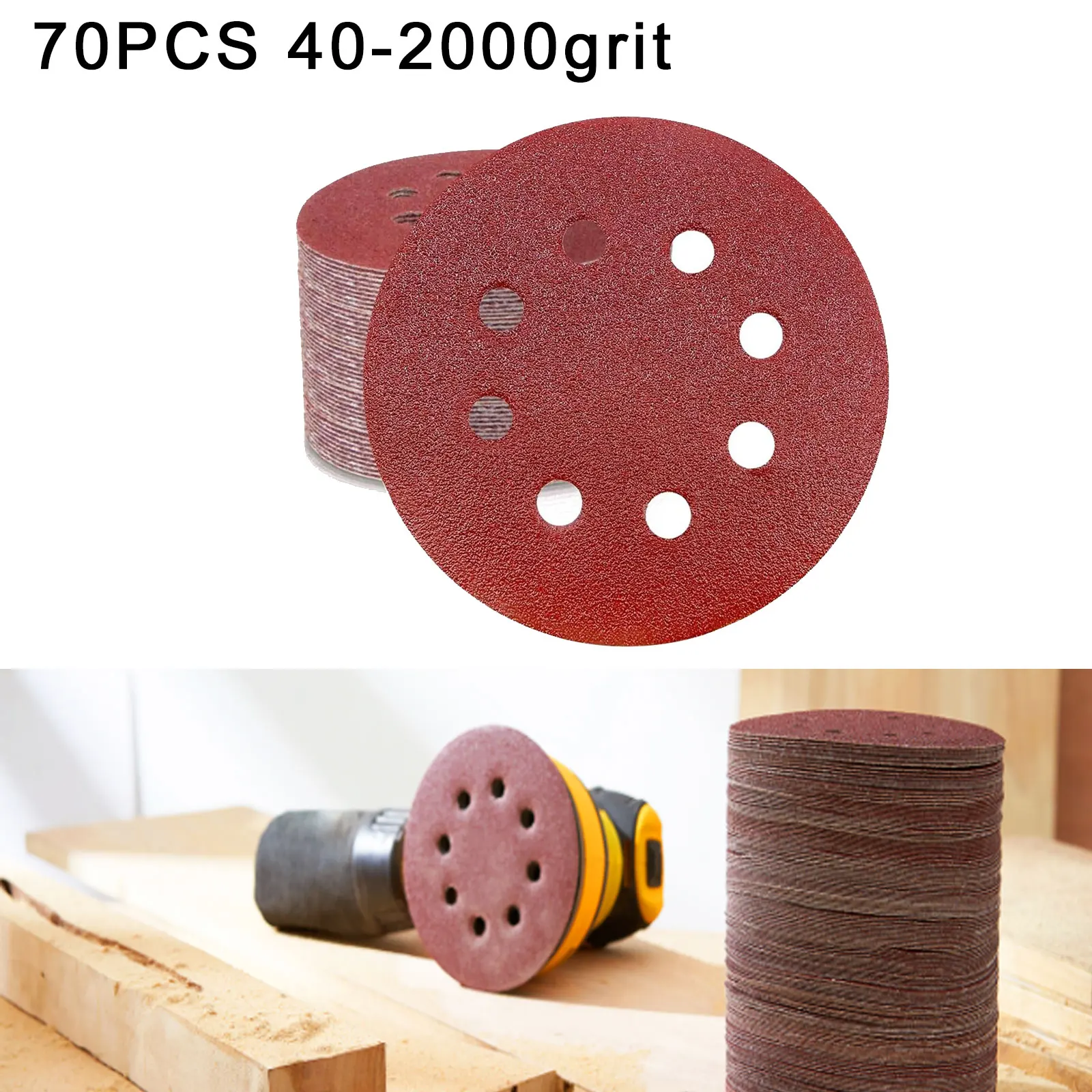 10pcs Sandpaper Kit 5inch/125mm 40-2000Grit Round Shape Disk Sand Sheets Red Brown Sandpaper Polishing Tools
10pcs Sandpaper Kit 5inch/125mm 40-2000Grit Round Shape Disk Sand Sheets Red Brown Sandpaper Polishing Tools
