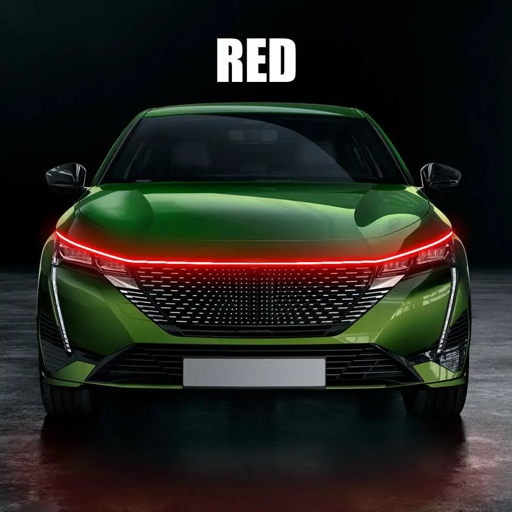 12V LED Car Hood Light Daytime Running Lights Flowing Turn Signal Guide Thin Strip Lamp Styling DRL Flexible Light Strip
12V LED Car Hood Light Daytime Running Lights Flowing Turn Signal Guide Thin Strip Lamp Styling DRL Flexible Light Strip