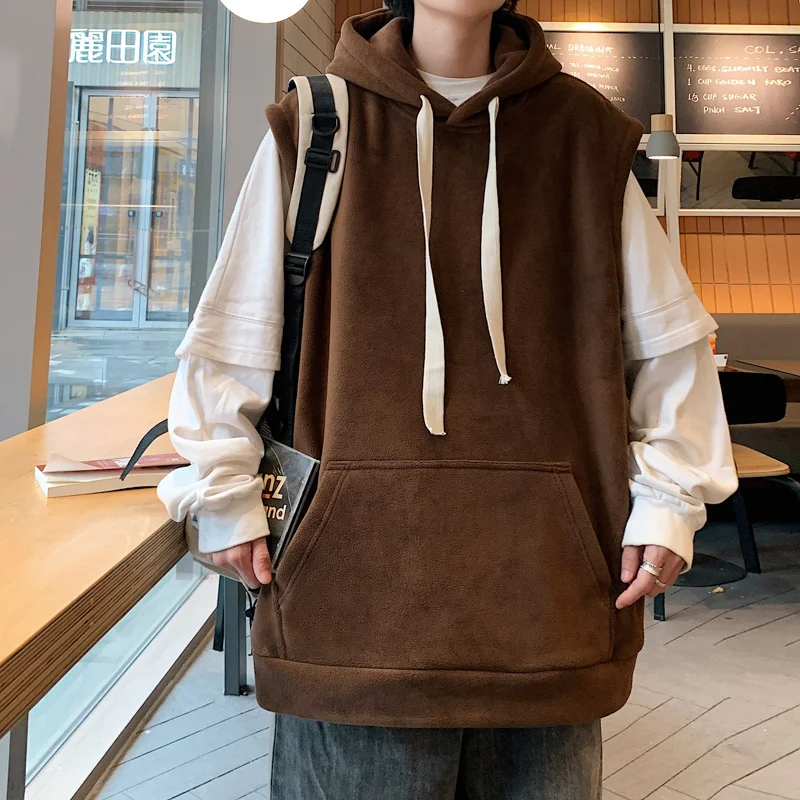 Sleeveless Winter Hooded Autumn Outdoor Travel Streetwear Sweatshirts TracksuitsYoung and Sunny Warm Fleece Hoodie
Sleeveless Winter Hooded Autumn Outdoor Travel Streetwear Sweatshirts TracksuitsYoung and Sunny Warm Fleece Hoodie