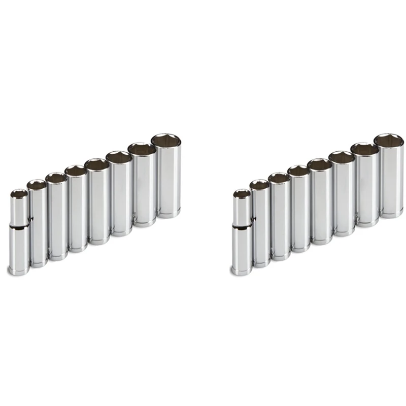 New Professional 16Pc 3/8-Inch Drive Deep Socket Set,Metric,10 Mm-19 Mm
New Professional 16Pc 3/8-Inch Drive Deep Socket Set,Metric,10 Mm-19 Mm