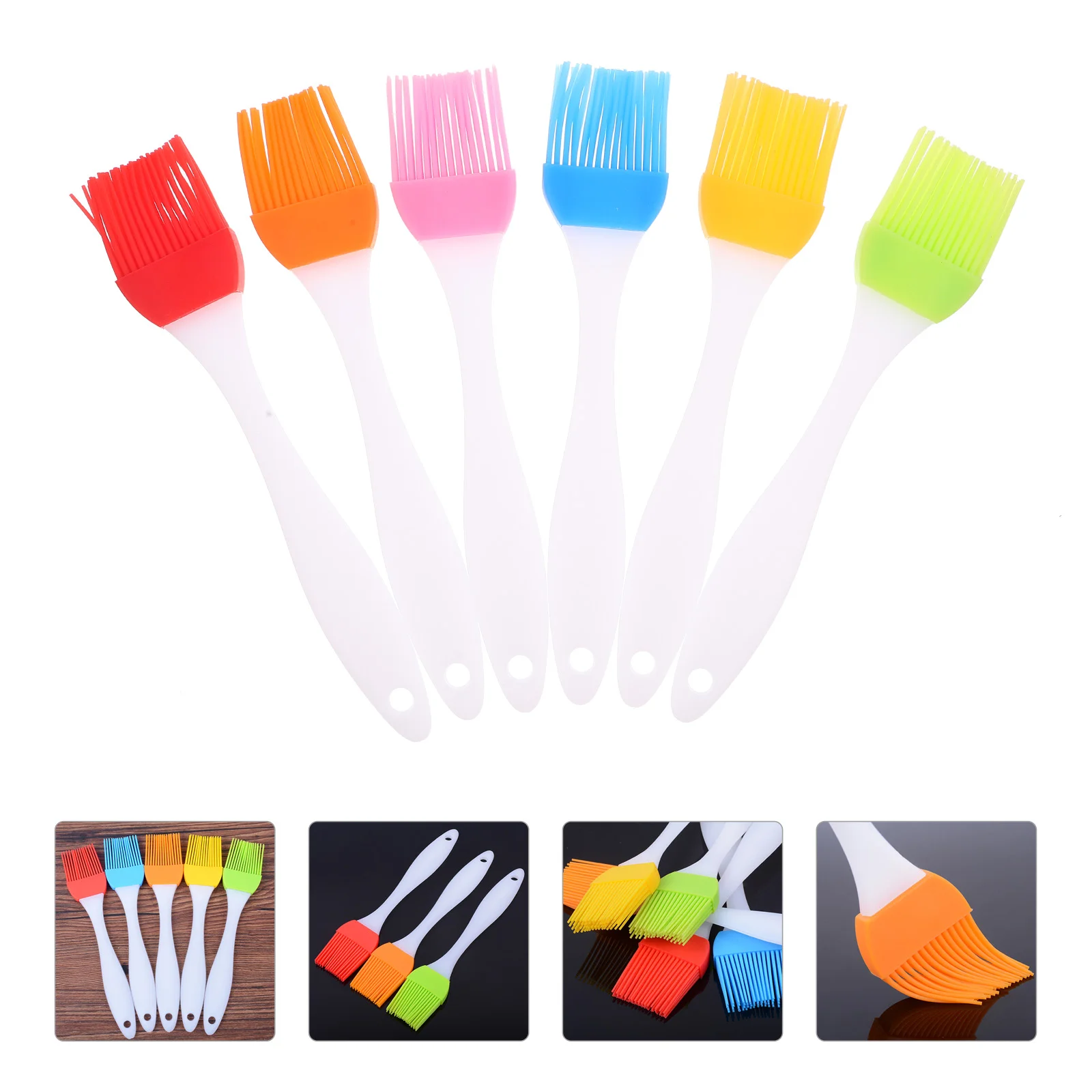 Brush Silicone Oil Basting Bbq Saucecooking Kitchen Brushes Baking Barbecue Grilling Meat Butterpastry Cheese Heat Dessert Cake 
Brush Silicone Oil Basting Bbq Saucecooking Kitchen Brushes Baking Barbecue Grilling Meat Butterpastry Cheese Heat Dessert Cake