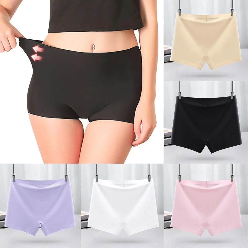 Women Ice Silk Ultra-thin Underwear Seamless Soft Lingerie Knicker Panties Short Intimates Mid Waist Briefs Solid Panties
Women Ice Silk Ultra-thin Underwear Seamless Soft Lingerie Knicker Panties Short Intimates Mid Waist Briefs Solid Panties
