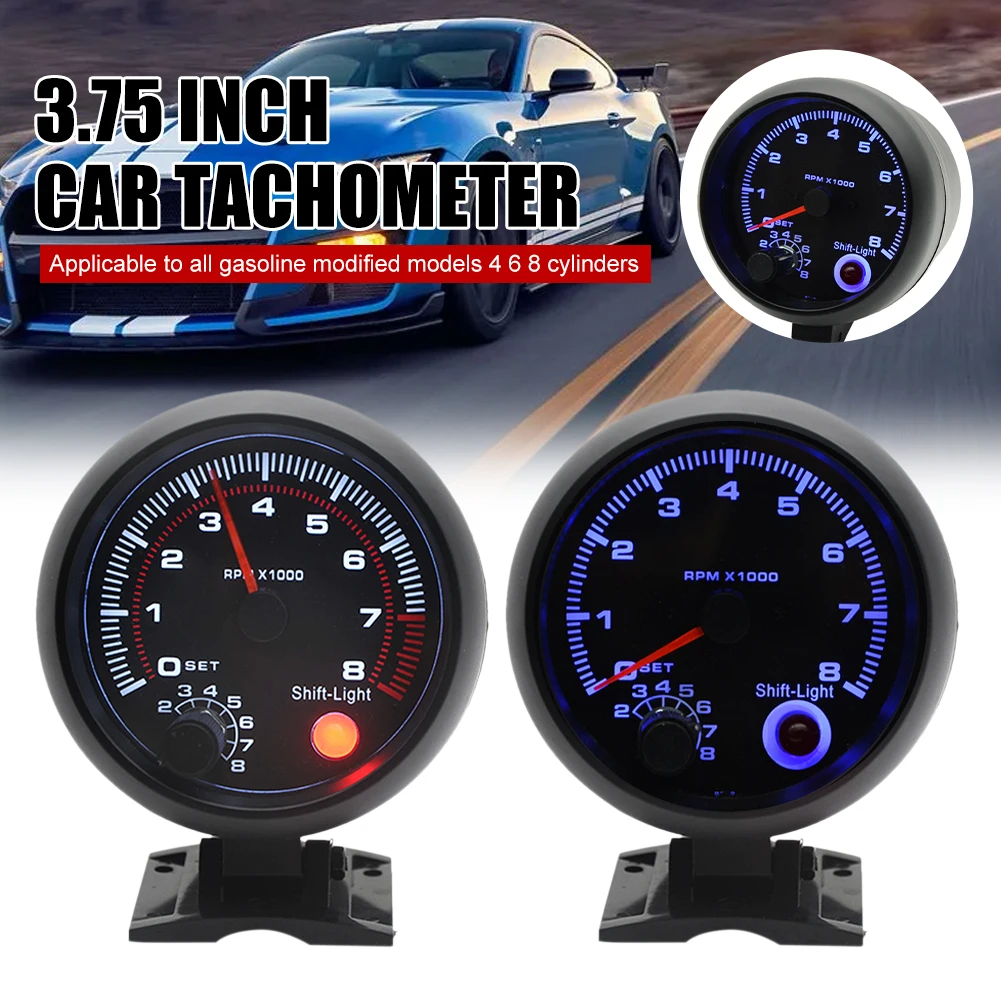 3.75 Inch 95mm Tachometer For Universal Car 12V 0-8000 RPM Tachometer Gauge Meter Dropshipping New
3.75 Inch 95mm Tachometer For Universal Car 12V 0-8000 RPM Tachometer Gauge Meter Dropshipping New
