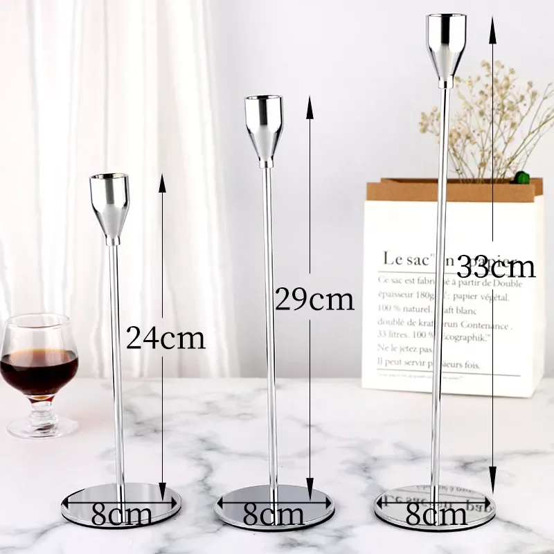 3 Pcs/ Set Candle Holder Decoration Luxury Metal Candle Holders Home Decoration Candlesticks For Candles Room Wedding Decoration
3 Pcs/ Set Candle Holder Decoration Luxury Metal Candle Holders Home Decoration Candlesticks For Candles Room Wedding Decoration