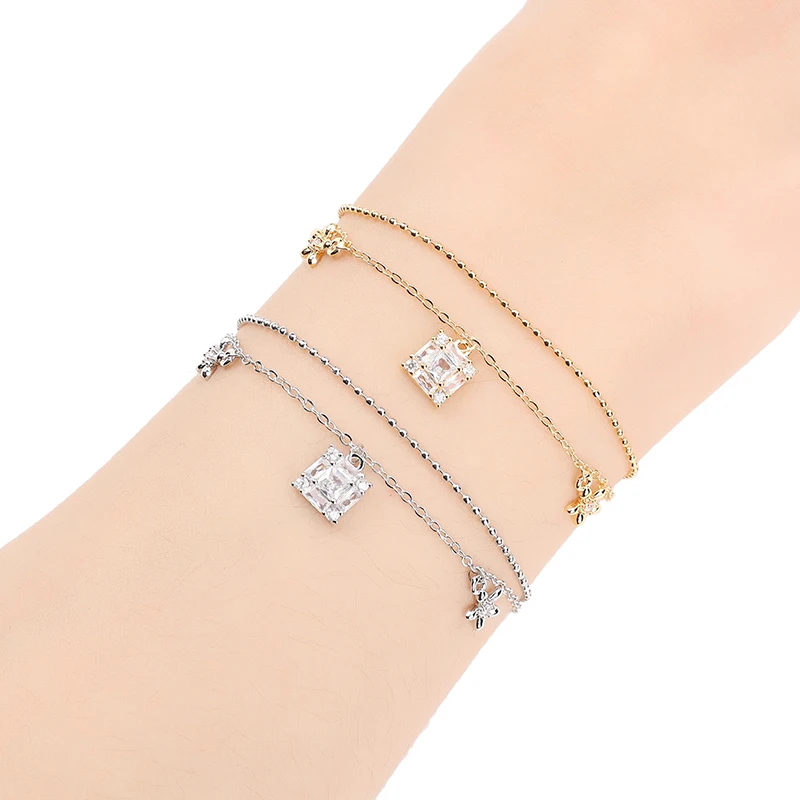 Bracelet HADIYANA Fashion Jewelry Wedding Luxury Cubic Zirconia Gift Bracelet Exquisite Jewelry SL3273 Birthday Gift 
Bracelet HADIYANA Fashion Jewelry Wedding Luxury Cubic Zirconia Gift Bracelet Exquisite Jewelry SL3273 Birthday Gift