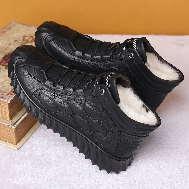Men Cotton Shoes Winter Plush Insulated Shoes Cold Snow Resistant Work Boots Comfortable Outdoor Casual Shoes Fashion Short
Men Cotton Shoes Winter Plush Insulated Shoes Cold Snow Resistant Work Boots Comfortable Outdoor Casual Shoes Fashion Short