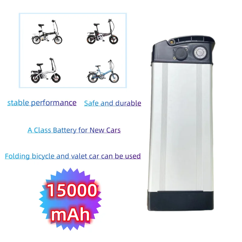 21700 48V 15000mAh Silver Fish Case For 300w Motor Bike Haiba Conversion Kit Electric Bicycle
21700 48V 15000mAh Silver Fish Case For 300w Motor Bike Haiba Conversion Kit Electric Bicycle