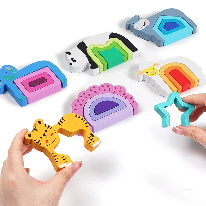 3D Color Early Childhood Education Toy Three-Dimensional Animal Puzzle Cartoon Shape Color Jointed Board Dropshipping
3D Color Early Childhood Education Toy Three-Dimensional Animal Puzzle Cartoon Shape Color Jointed Board Dropshipping