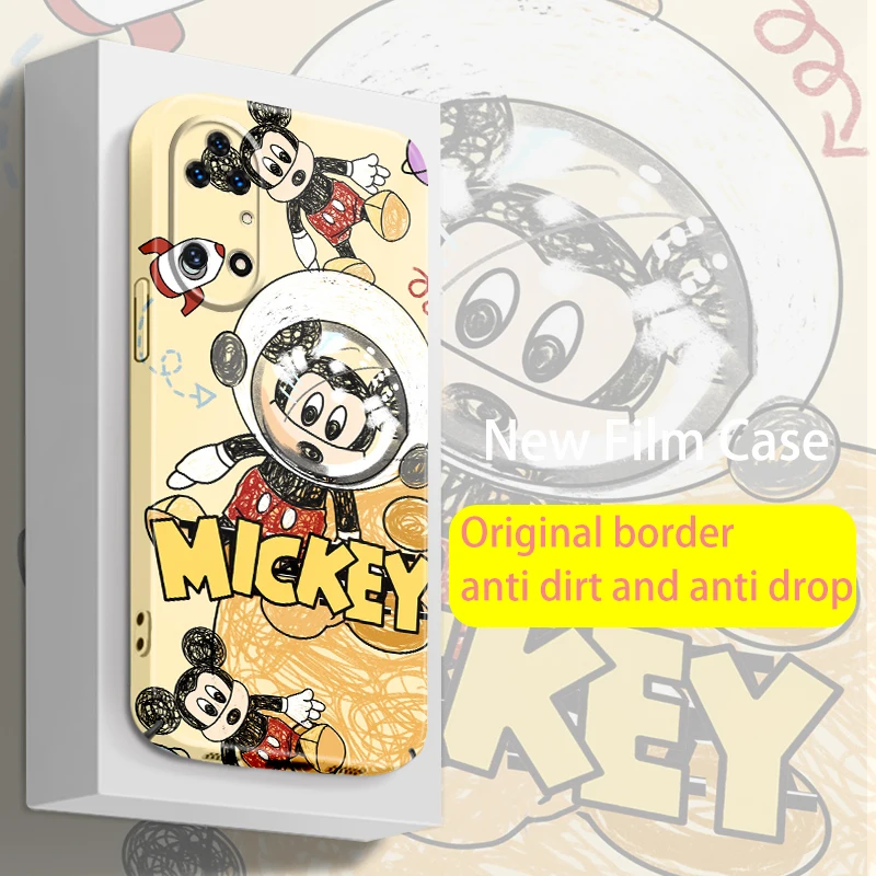 

Disney Mickey Minnie Art For Huawei P50 P40 P30 P20 Nova Y70 10 9 8 7 SE Pro Lite 5G Feilin Film Phone Case Hard Cover