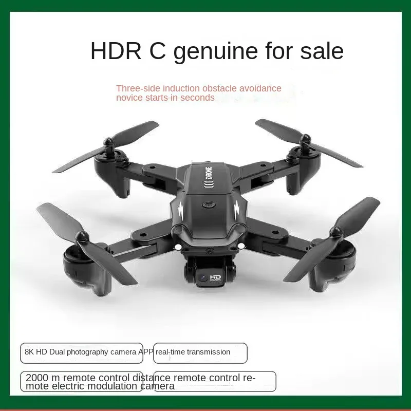 HDRC8K Dual-camera ESC Camera Three-sided Obstacle Avoidance Light Aerial Photography Drone with Camera Remote Control Aircraft
HDRC8K Dual-camera ESC Camera Three-sided Obstacle Avoidance Light Aerial Photography Drone with Camera Remote Control Aircraft
