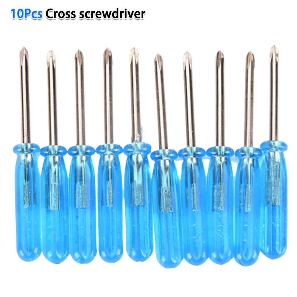 10pcs/set 1.77Inch Slotted/Cross Mini Screwdriver 45# Steel Blue For Disassemble Toy Small Item Hand Tool
10pcs/set 1.77Inch Slotted/Cross Mini Screwdriver 45# Steel Blue For Disassemble Toy Small Item Hand Tool