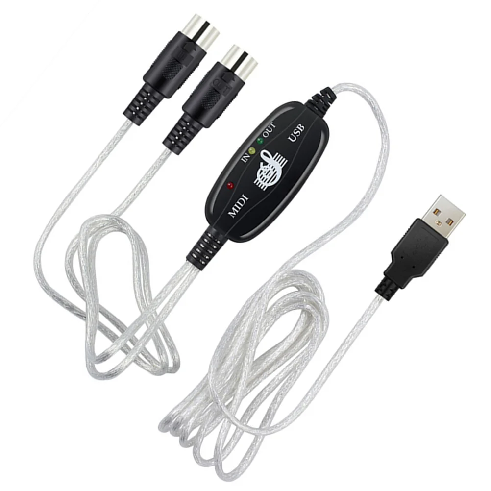 Cable Midi Usb Keyboardconverter Recording Adaptercord Computer Interface Audio Instrument Connector Equipment Piano Connection
Cable Midi Usb Keyboardconverter Recording Adaptercord Computer Interface Audio Instrument Connector Equipment Piano Connection