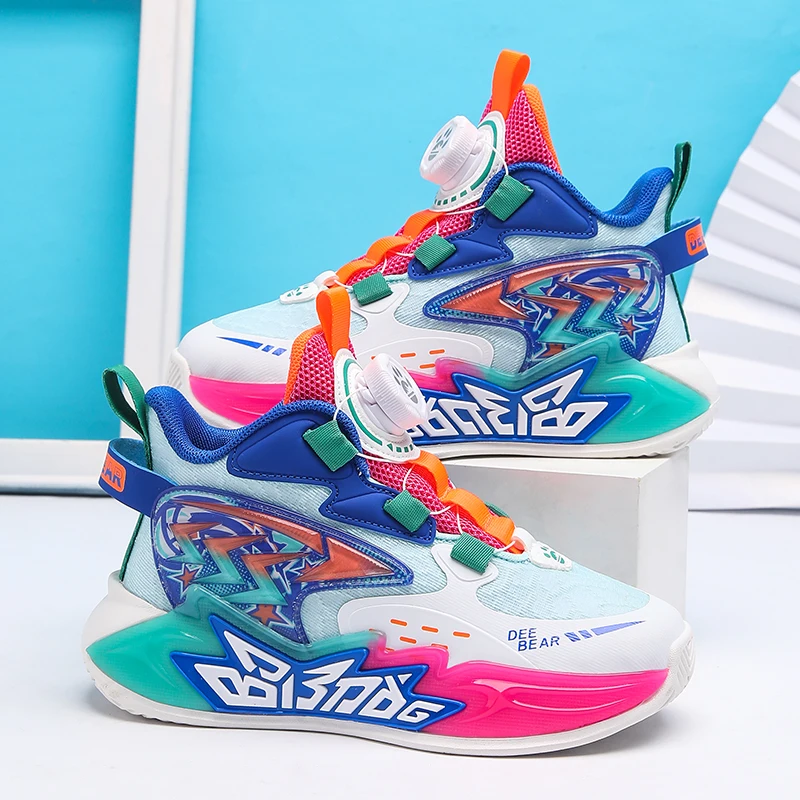 Children Shoes Basketball Sneakers Boy Basketball Shoes Mesh Breathable Kids Casual Sports Shoes Non-slip Running Tennis Shoes
Children Shoes Basketball Sneakers Boy Basketball Shoes Mesh Breathable Kids Casual Sports Shoes Non-slip Running Tennis Shoes