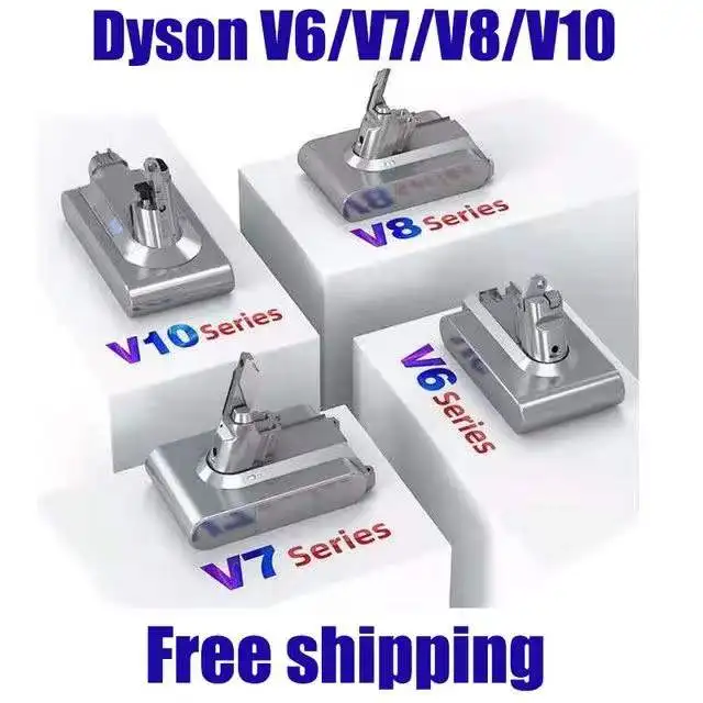 2022 Original 21.6V 28000mAh Li-ion Battery for Dyson V6/V7/V8/V10 DC62 DC74 SV09 SV07 SV03 965874-02 Vacuum Cleaner Battery L30
2022 Original 21.6V 28000mAh Li-ion Battery for Dyson V6/V7/V8/V10 DC62 DC74 SV09 SV07 SV03 965874-02 Vacuum Cleaner Battery L30