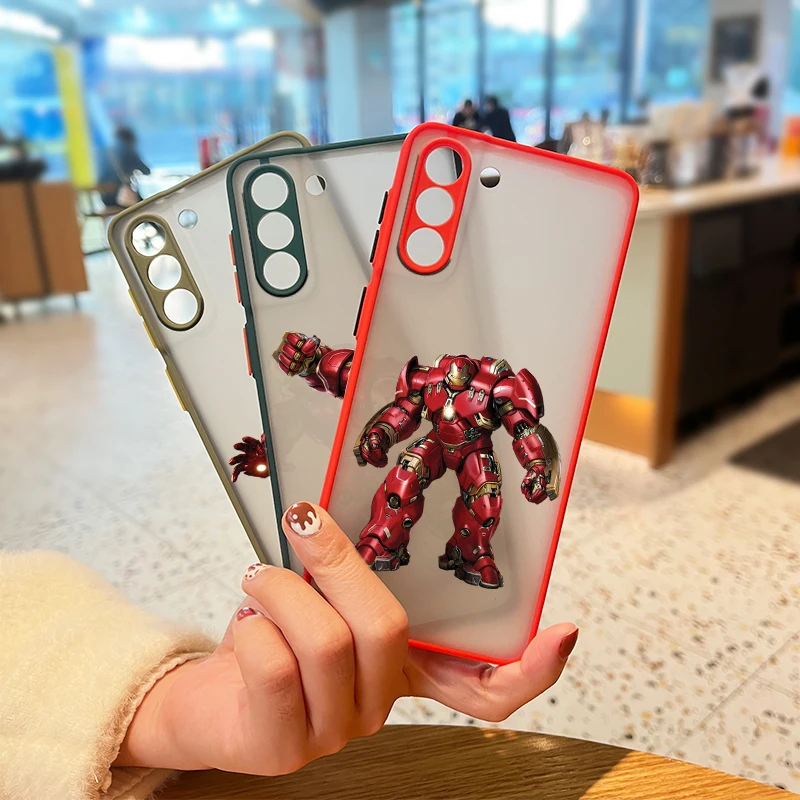 ron Man Avengers Marvel For Samsung Galaxy S21 S20 FE Ultra Plus S10 S9 S8 5G M31S 30 20 Frosted Translucent Phone Case 
ron Man Avengers Marvel For Samsung Galaxy S21 S20 FE Ultra Plus S10 S9 S8 5G M31S 30 20 Frosted Translucent Phone Case