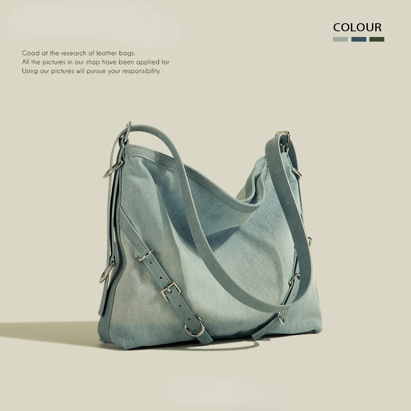 Canvas Bag Female Classic Large Capacity Casual Retro Gradient Cowboy Underarm Bag 2023 Commuter Tote Shoulder Bag for Women
Canvas Bag Female Classic Large Capacity Casual Retro Gradient Cowboy Underarm Bag 2023 Commuter Tote Shoulder Bag for Women