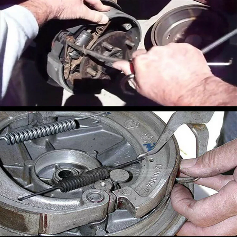 31cm 12" Car Drum Brake Line Shoe Return Spring Plier Remover Removal Repair Hand Tools Brake Shoe Spring Pliers Brake System
31cm 12" Car Drum Brake Line Shoe Return Spring Plier Remover Removal Repair Hand Tools Brake Shoe Spring Pliers Brake System