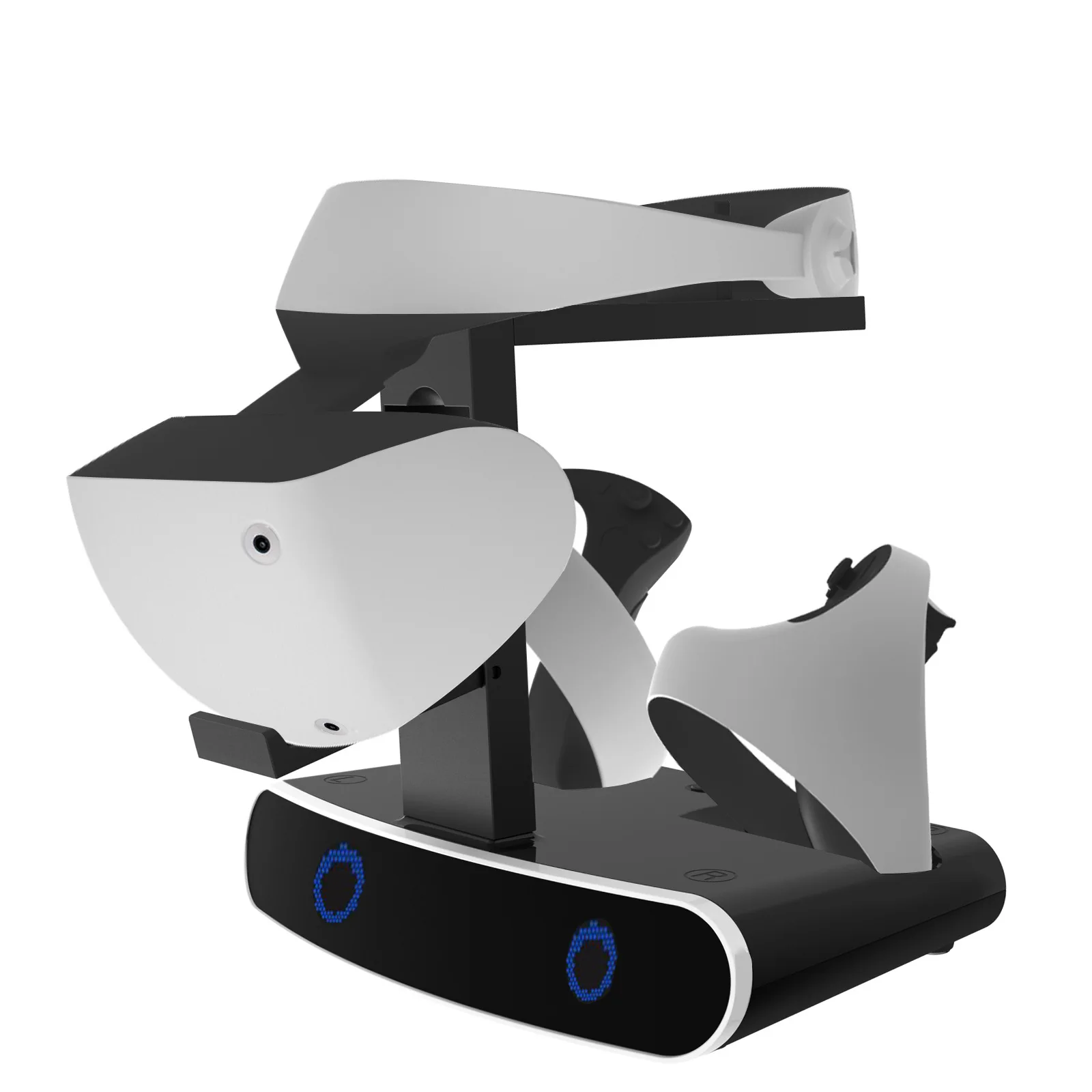 For PS VR2Dual Controller Charging Dock VR Glasses Console Storage Stand for PS5 VR2 Game Handle Charge Base With Display Light
For PS VR2Dual Controller Charging Dock VR Glasses Console Storage Stand for PS5 VR2 Game Handle Charge Base With Display Light