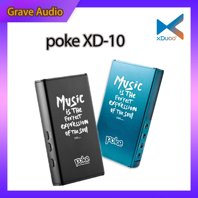 

XDUOO poke XD-10 XD10 HIFI Audio Pocket full-featured Portable DAC AMP Headphone Amplifier USB DAC support DSD256 32Bit/384KHz