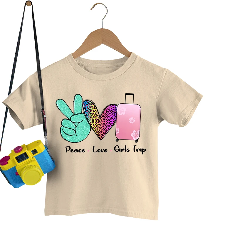 Summer Beach Children's Clothing Peace Love Girls Trip Kawaii T Shirt Funny Leopard Love Girls Boys TShirts ShortSleeve Y2K Tops
Summer Beach Children's Clothing Peace Love Girls Trip Kawaii T Shirt Funny Leopard Love Girls Boys TShirts ShortSleeve Y2K Tops