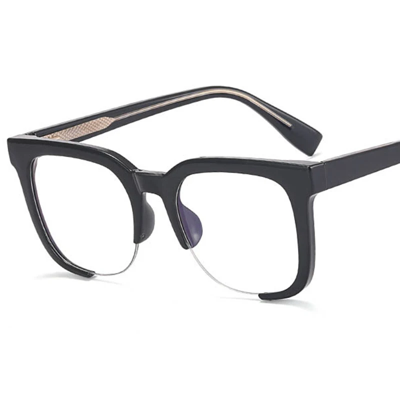 Fashion Half-Frame Optical Spectacle Frame Women's Anti Blue Light Computer Goggles Men Trend Eyewear Retro Flat Glasses
Fashion Half-Frame Optical Spectacle Frame Women's Anti Blue Light Computer Goggles Men Trend Eyewear Retro Flat Glasses
